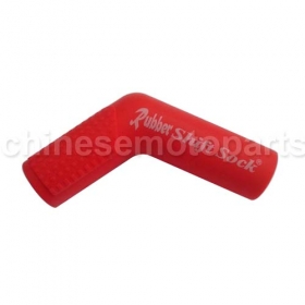 Ryder Clips Motorcycle Biker RUBBER Shift Shifter Sock Peg Cover RED