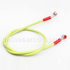 Universal Motorcycle Yellow High Performance Oil Line Brake Hose 90CM